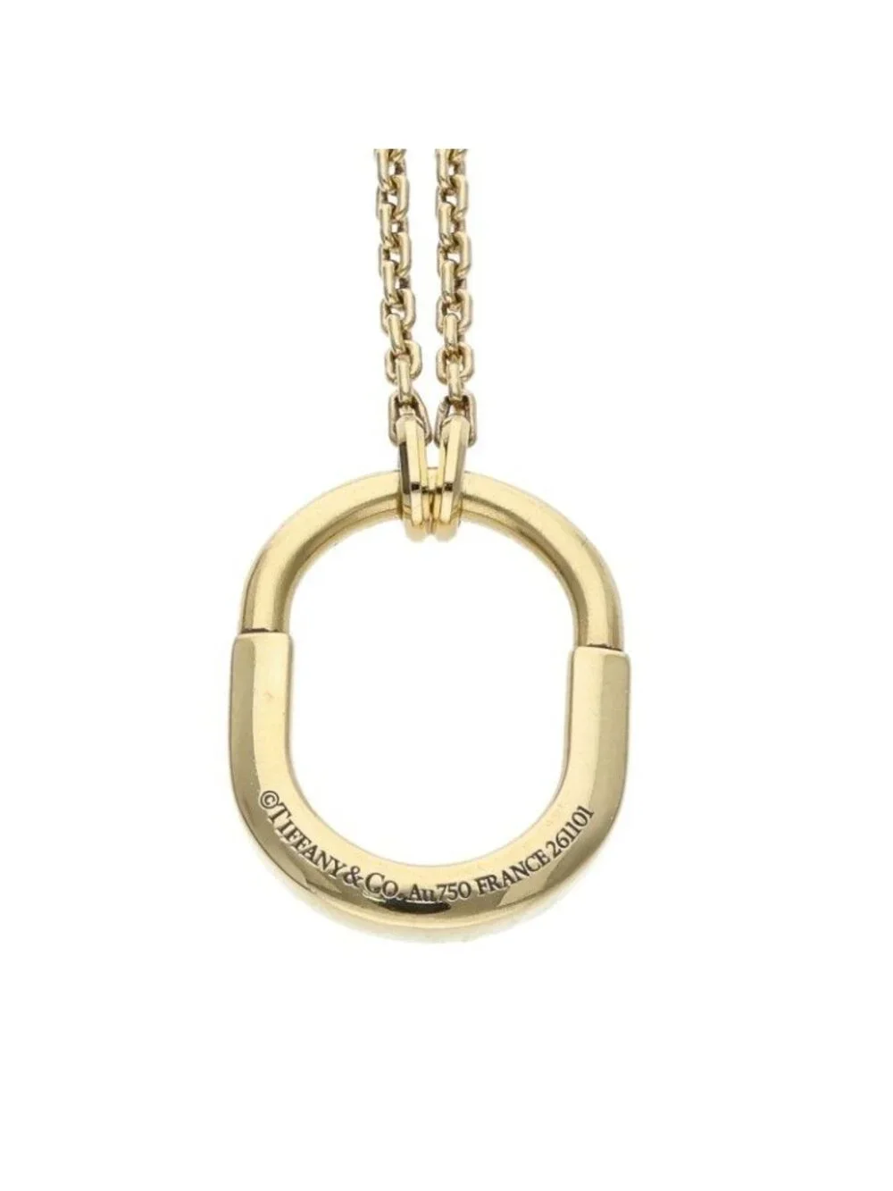 Tiffany & Co Lock 18k Yellow Gold Small Necklace